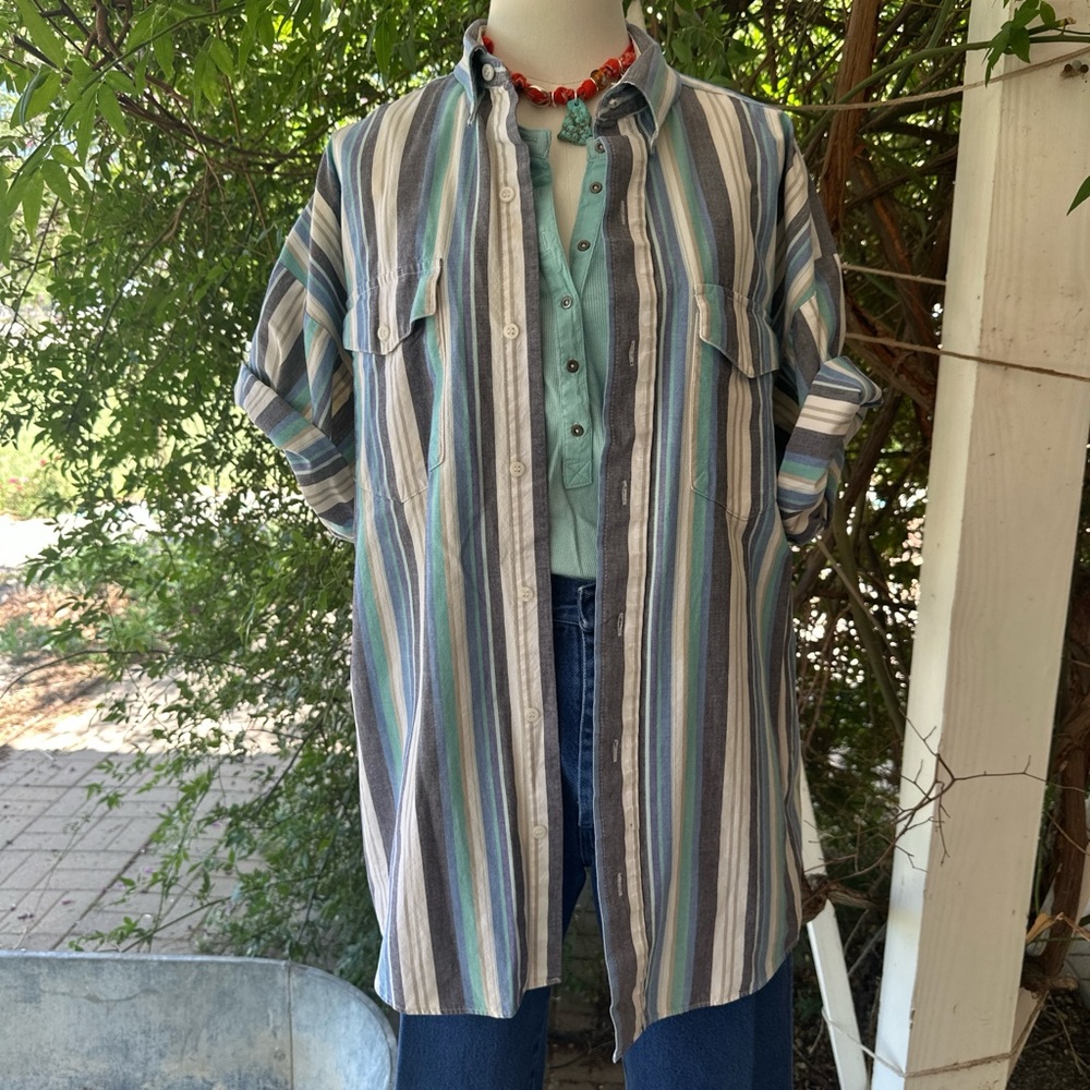 Panhandle Slim Multicolor Striped Shirt